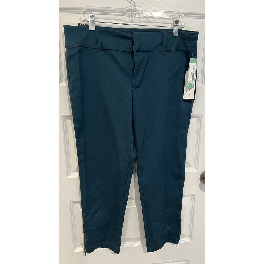 Stitch Fix Tinsel Real Straight Leg Zip Crop Pants Size 14 NWT